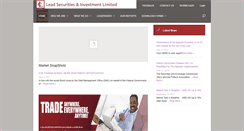 Desktop Screenshot of leadsecurities.com